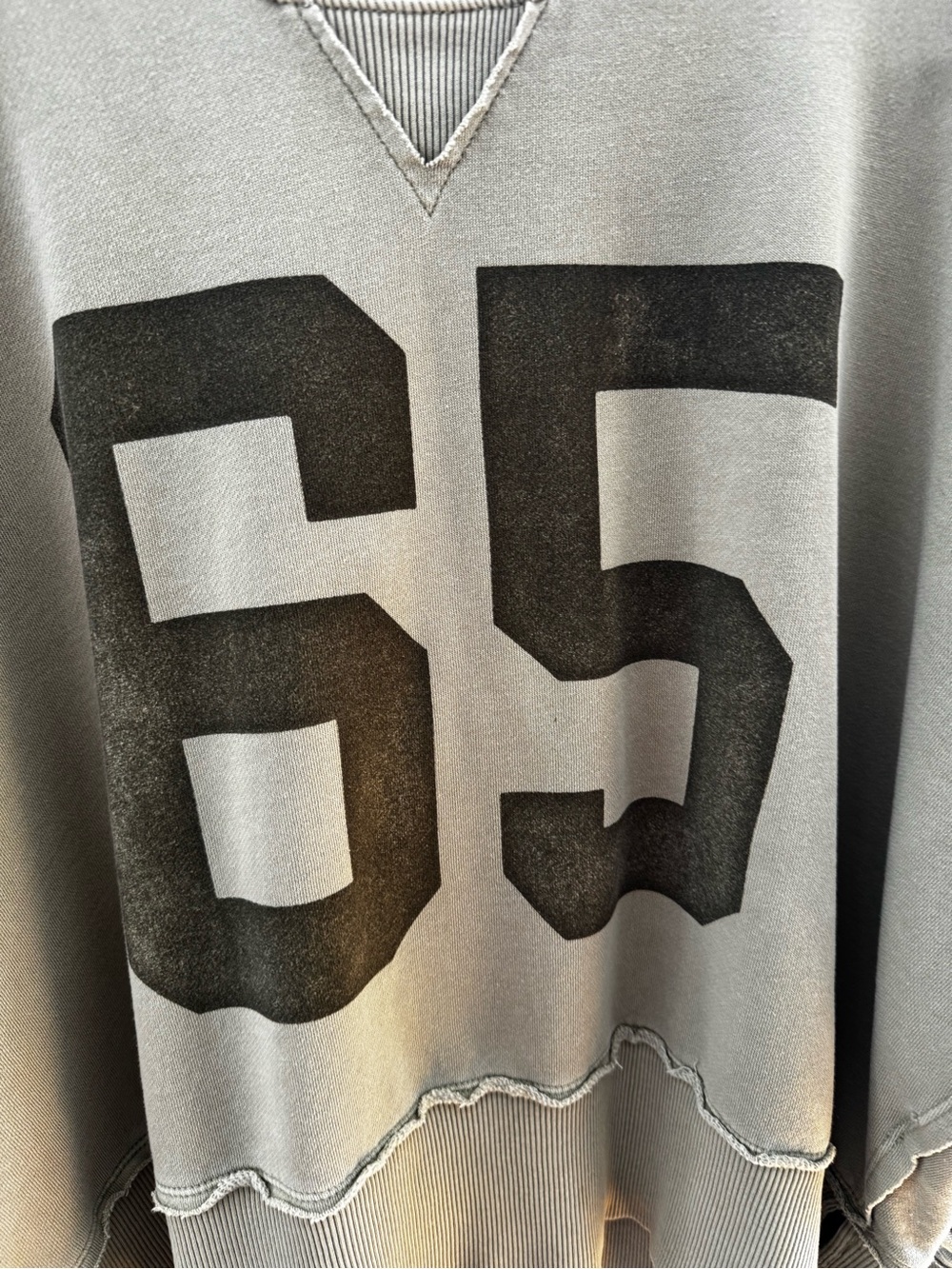 American Eagle Outfitters Big Hug Oversized Sweatshirt with '65' Graphic - Picture 2 of 6